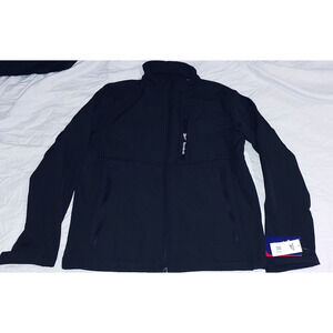 Reebok Mens Fleece Lined Outerwear Softshell 3 Outer Zip Pockets Jacket Coat XXL